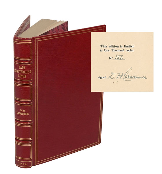 D. H.  Lawrence ; Signed book: Lady Chatterleys Lover