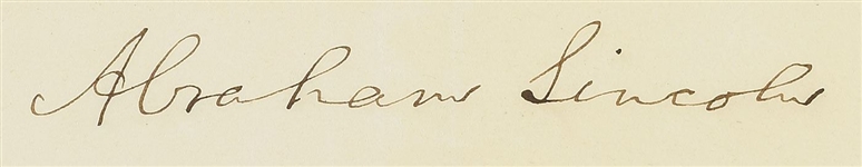 Abraham Lincoln Appointment (Pristine Condition)