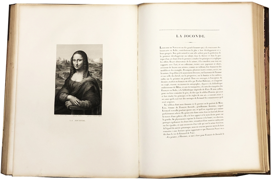 LE MUSÉE FRANÇAIS RECUEIL COMPLET DES TABLEAUX, STATUES, ET BAS-RELIEFS BY SIMON-CELESTIN CROZE-MAGNAN Only 600 Printed!