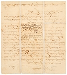 Important John Hancock Autograph Letter to Robert Morris