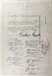 Pabst Brewing Company Common Stock Singed by Gustave G. Pabst