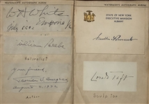 Waterman Autograph Album (Amelia Earhart,Louis Brandeis,AA Milne,Arthur Compton to name a few...
