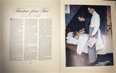 Norman Rockwell Signed The Four Freedoms Presentation booklet