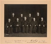 Vinson Supreme Court Signed Presentation Photo