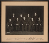 Vinson Supreme Court Signed Presentation Photo