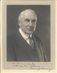 Warren G Harding Signed Photo