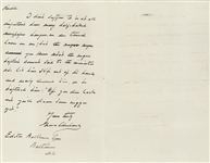 Unusual letter from Grover Cleveland (racist remarks)