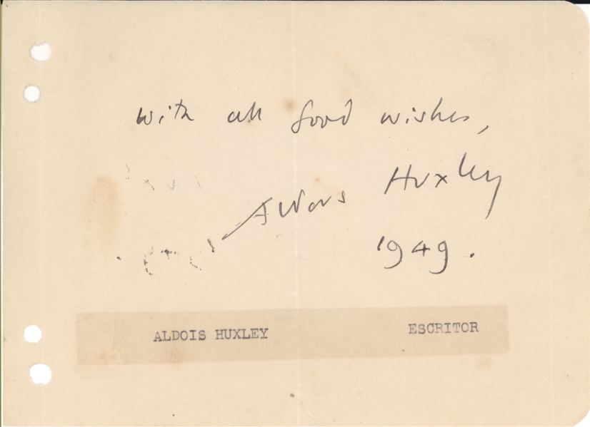 Aldous Huxley