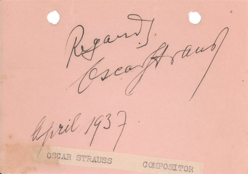 Oscar Strauss