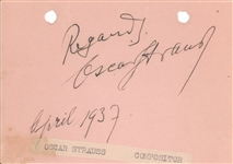 Oscar Strauss