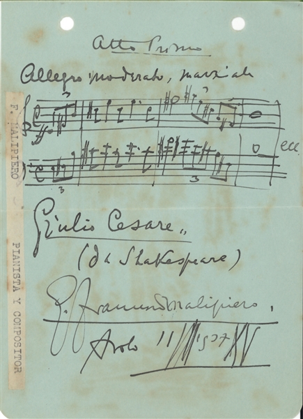 Gian Francesco Malipiero AMQS