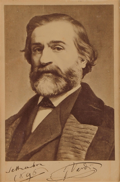 GIUSEPPE VERDI SIGNED PHOTO