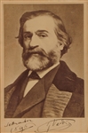 GIUSEPPE VERDI SIGNED PHOTO