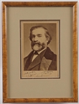 GIUSEPPE VERDI SIGNED PHOTO