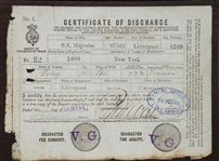 Rare Edward J. Smith DS ( Commander of the RMS Titanic)