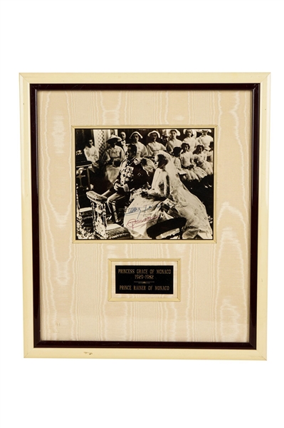 Princess Grace and Prince Rainier, Signed Photograph