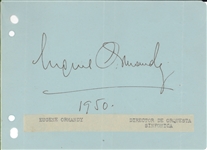 Eugene Ormandy, Artur Rodzinski, Serge Koussevitzky
