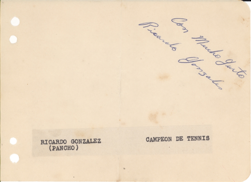 Pancho Gonzales, Bobby Riggs, Frank Parker, Pancho Segura