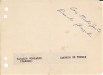 Pancho Gonzales, Bobby Riggs, Frank Parker, Pancho Segura