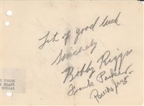 Pancho Gonzales, Bobby Riggs, Frank Parker, Pancho Segura