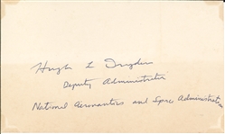Christopher C. Kraft Jr, George M. Low, Hugh L. Dryden - NASA