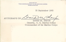 Military Lot : Daniel Inouye, David M Shoup, Alfred Gruenther, Harold Johnson 