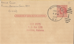 NY Yankees Hall Of fame Greats- Bill Dickey, Earle Combs, Lefty Gomez, Waite Hoyt