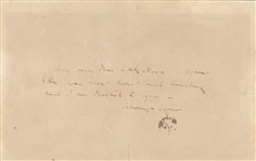  James Abbott McNeill Whistler- Signed ALS with Butterfly Signature