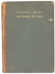  John D. Rockefeller Signed Photo In Book