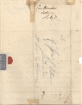 Sam Houston 1841 Republic Of Texas ALS