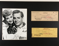 Lucille Ball/ Desi Arnaz Checks