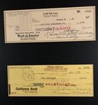 Lucille Ball/ Desi Arnaz Checks