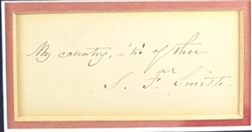 Samuel Francis Smith