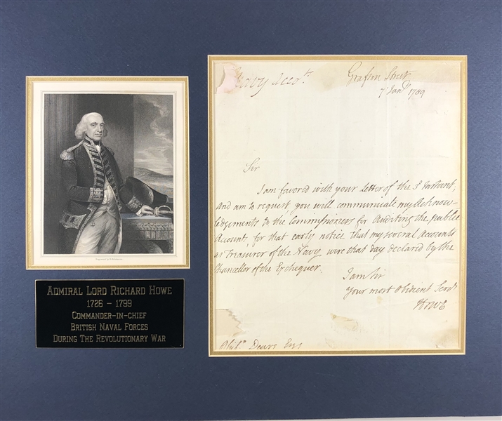 Richard Howe, 1st Earl Howe