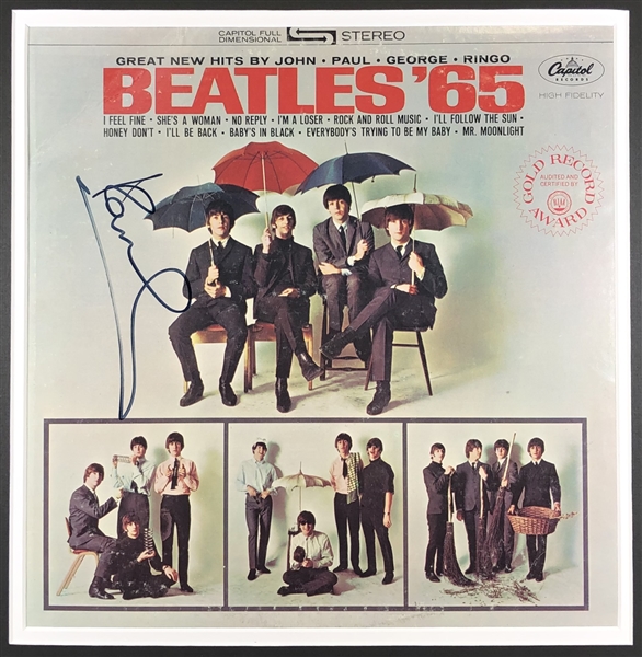 Paul McCartney Signed Original Beatles 65   Album