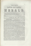 Mormon( The True Latter Day Saints Herald) 1863, 1866, 1871