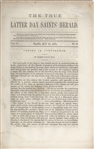 Mormon( The True Latter Day Saints Herald) 1863, 1866, 1871