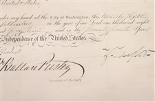 Zachary Taylor Rare Scarce Naval Appointment