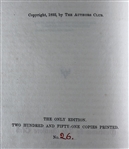 Liber Scriptorum; Signed Stories by Mark Twain, Theodore Roosevelt and Carnegie as well as 106 other authors! Limited to 251 Copies