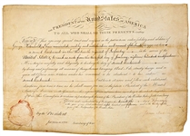 James Madison and James Monroe signed military appointment