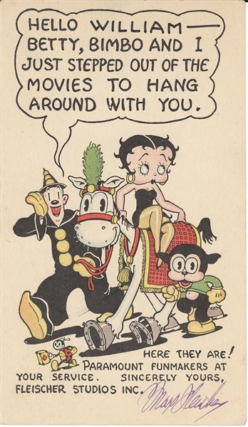 Max Fleischer ( Betty Boop)