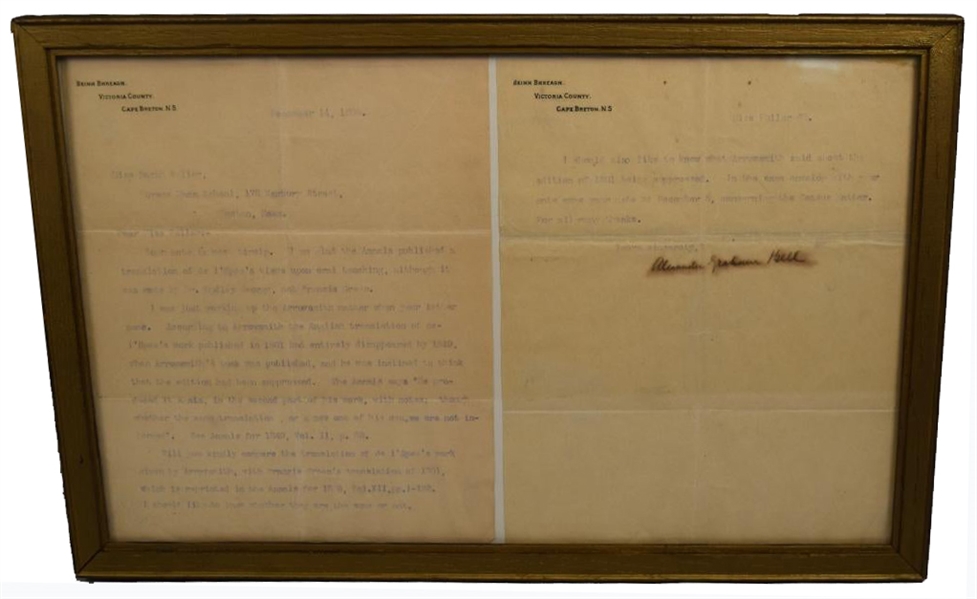 Alexander Graham Bell ( letter to teacher of Hellen Keller about the Father of the Deaf)