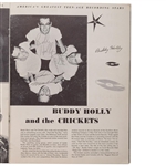 Buddy Holly signed AMERICA'S GREATEST TEEN-AGE RECORDING STARS PROGRAM.