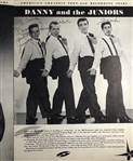 Buddy Holly signed AMERICA'S GREATEST TEEN-AGE RECORDING STARS PROGRAM.