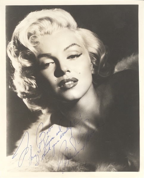 Amazing Marilyn Monroe Signed 1953 Glamour Photo