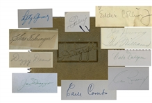 Signed Album With Lou Gehrig, DiMaggio, Williams and Over a 100 Baseball Autographs 