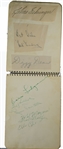 Signed Album With Lou Gehrig, DiMaggio, Williams and Over a 100 Baseball Autographs 