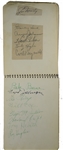Signed Album With Lou Gehrig, DiMaggio, Williams and Over a 100 Baseball Autographs 