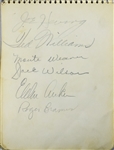 Signed Album With Lou Gehrig, DiMaggio, Williams and Over a 100 Baseball Autographs 