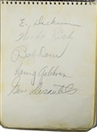 Signed Album With Lou Gehrig, DiMaggio, Williams and Over a 100 Baseball Autographs 